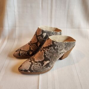 Dolce Vita Snakeskin Patterned Women's Mules ~ Size 8